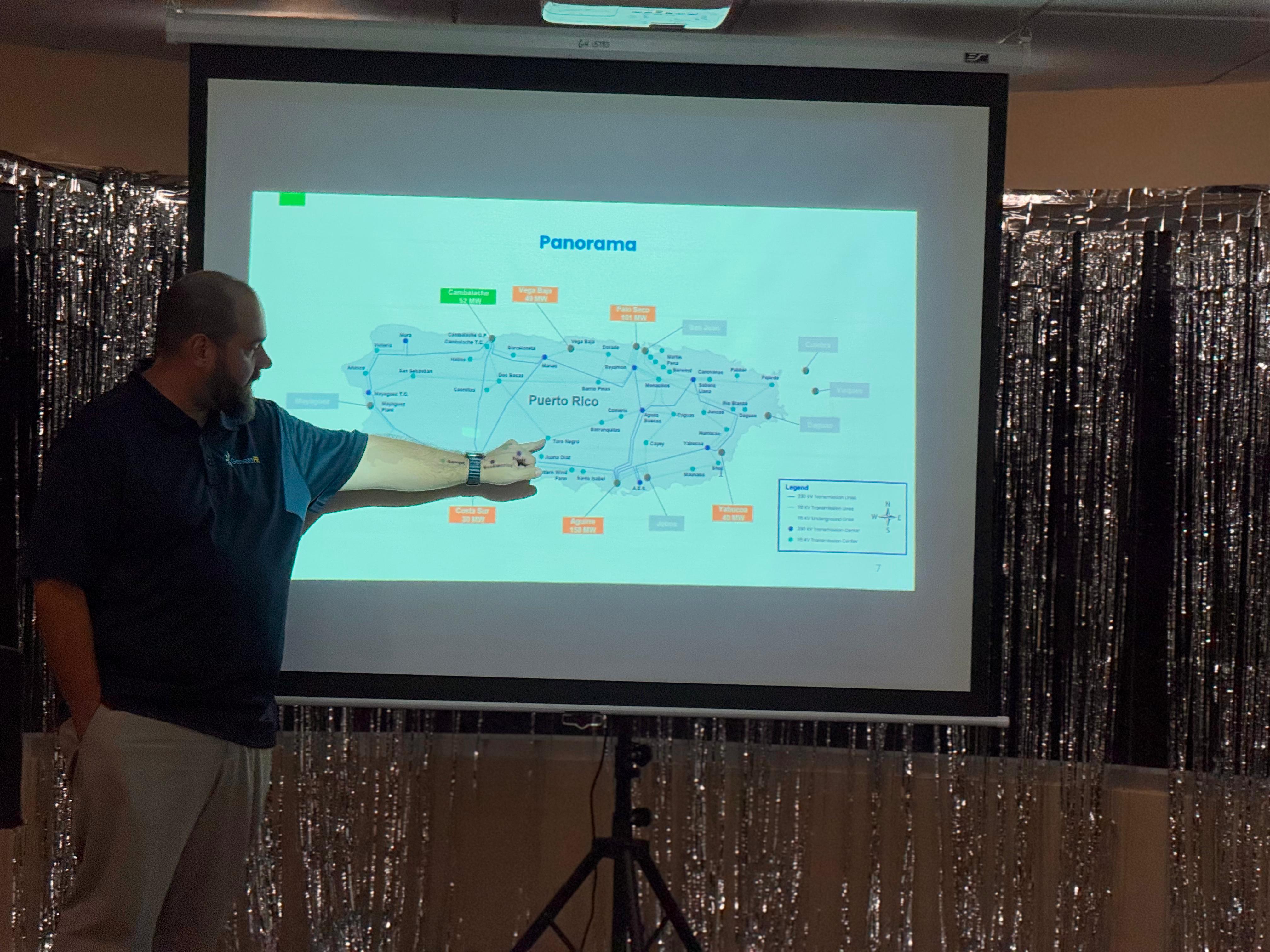 Genera PR presenta en Vega Baja su proyecto de Sistema de Almacenamiento de Energía con Baterías